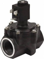 Spartan Scientific - 1" NPT Port, 2 Way, 2 Position, Glass-Filled Polyester Solenoid Valve - Normally Closed, NBR Seal - Eagle Tool & Supply