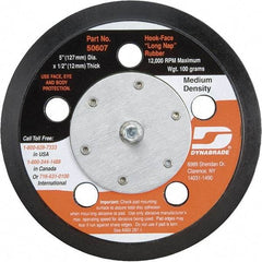 Dynabrade - 5" Diam Disc Backing Vacuum Replacement Pad - Medium Density, 12,000 RPM - Eagle Tool & Supply