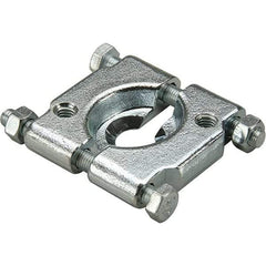 Dynabrade - 4" Jaw Width, 7-1/2" Opening Capacity, 12" Throat Depth, Bench Vise - Bolt Down Base Attachment - Eagle Tool & Supply