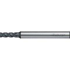 Walter-Prototyp - 3mm, 8mm LOC, 6mm Shank Diam, 57mm OAL, 4 Flute, Solid Carbide Square End Mill - TiAlN Finish, 38° Helix, Right Hand Cut, Right Hand Flute, Series MC251-A-4-B - Eagle Tool & Supply