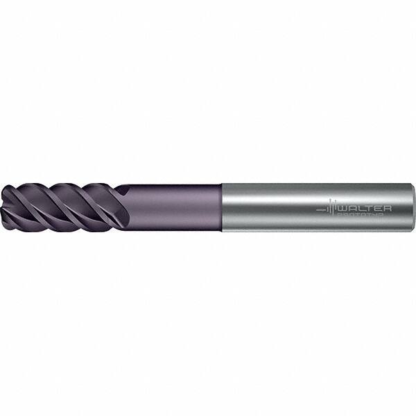 Walter-Prototyp - 16mm, 4 Flute, Solid Carbide, 2mm End Mill - 4.528" OAL, 50° Helix, Right Hand Flute, 65mm LOC, Right Hand Cut - Eagle Tool & Supply