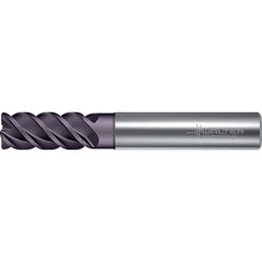Walter-Prototyp - 12mm, 4 Flute, Solid Carbide, 0.8mm End Mill - 3.268" OAL, 50° Helix, Right Hand Flute, 36mm LOC, Right Hand Cut - Eagle Tool & Supply