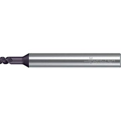 Walter-Prototyp - 3mm, 3 Flute, Solid Carbide, 0.08mm End Mill - 1.969" OAL, 50° Helix, Right Hand Flute, 3mm LOC, Right Hand Cut - Eagle Tool & Supply