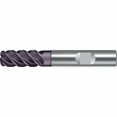 Walter-Prototyp - 8mm, 4 Flute, Solid Carbide, 2mm End Mill - 2.48" OAL, 50° Helix, Right Hand Flute, 25mm LOC, Right Hand Cut - Eagle Tool & Supply