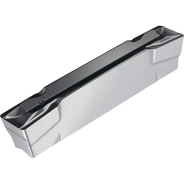 Walter - UF8 Grade WSM23S, 1.6mm Cutting Width Grooving Insert - 0.1mm Corner Radius, TiAlN+Al2O3+(Al) Finish - Eagle Tool & Supply