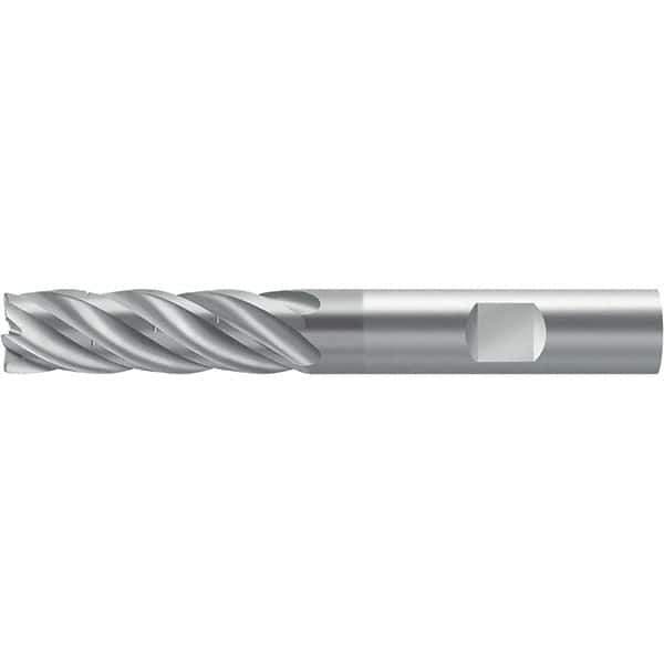 Walter-Prototyp - 6mm, 5 Flute, Solid Carbide, 0.3mm End Mill - 2.559" OAL, 35° Helix, Right Hand Flute, 19mm LOC, Right Hand Cut - Eagle Tool & Supply