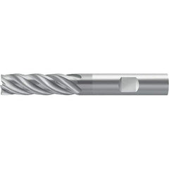 Walter-Prototyp - 8mm, 5 Flute, Solid Carbide, 0.4mm End Mill - 2.677" OAL, 35° Helix, Right Hand Flute, 25mm LOC, Right Hand Cut - Eagle Tool & Supply