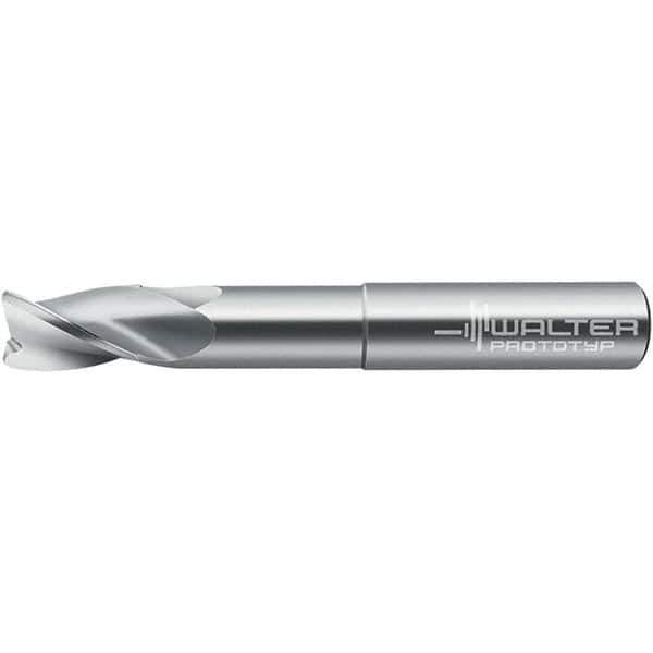 Walter-Prototyp - 19.05mm, 3 Flute, Solid Carbide, 0.381mm End Mill - 5" OAL, 30° Helix, Right Hand Flute, 79mm LOC, Right Hand Cut - Eagle Tool & Supply