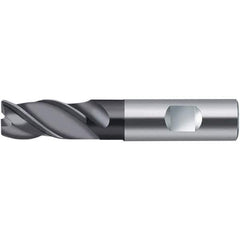 Walter-Prototyp - 12mm, 3 Flute, Solid Carbide, 1.5mm End Mill - 3.268" OAL, 45° Helix, Right Hand Flute, 36mm LOC, Right Hand Cut - Eagle Tool & Supply