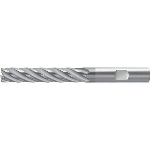 Walter-Prototyp - 8mm, 5 Flute, Solid Carbide, 0.4mm End Mill - 3.425" OAL, 35° Helix, Right Hand Flute, 41mm LOC, Right Hand Cut - Eagle Tool & Supply