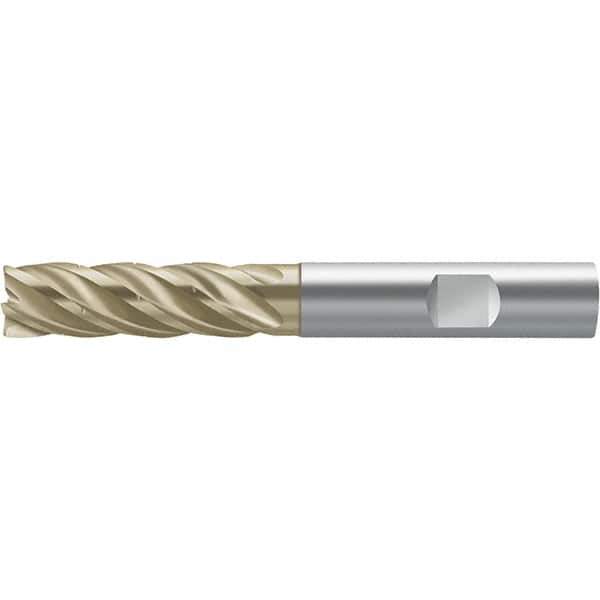Walter-Prototyp - 8mm, 5 Flute, Solid Carbide, 0.4mm End Mill - 2.677" OAL, 35° Helix, Right Hand Flute, 30mm LOC, Right Hand Cut - Eagle Tool & Supply