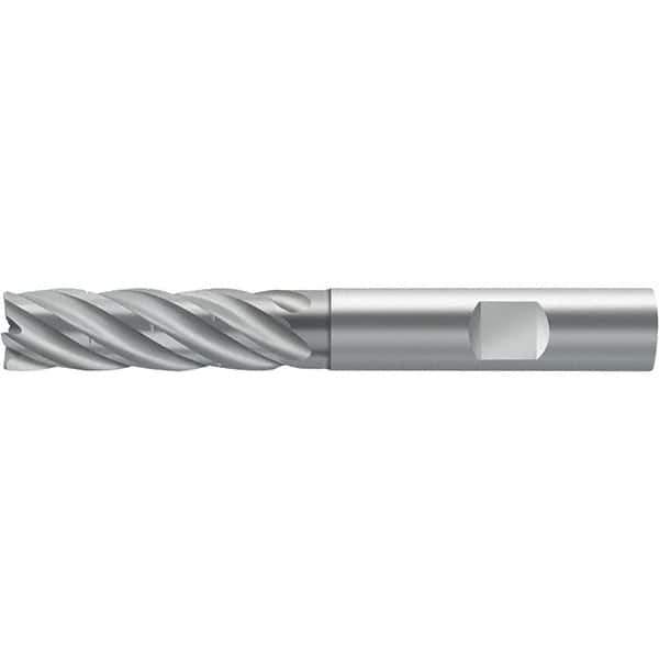 Walter-Prototyp - 10mm, 5 Flute, Solid Carbide, 0.5mm End Mill - 3.15" OAL, 35° Helix, Right Hand Flute, 38mm LOC, Right Hand Cut - Eagle Tool & Supply