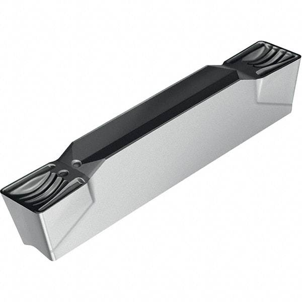 Walter - UF4 Grade WSM33S, 8mm Cutting Width Grooving Insert - 4mm Max Depth of Cut, 0.8mm Corner Radius, TiAlN+Al2O3+(Al) Finish - Eagle Tool & Supply