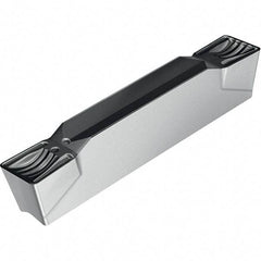 Walter - UF4 Grade WSM33S, 8mm Cutting Width Grooving Insert - 4mm Max Depth of Cut, 0.8mm Corner Radius, TiAlN+Al2O3+(Al) Finish - Eagle Tool & Supply