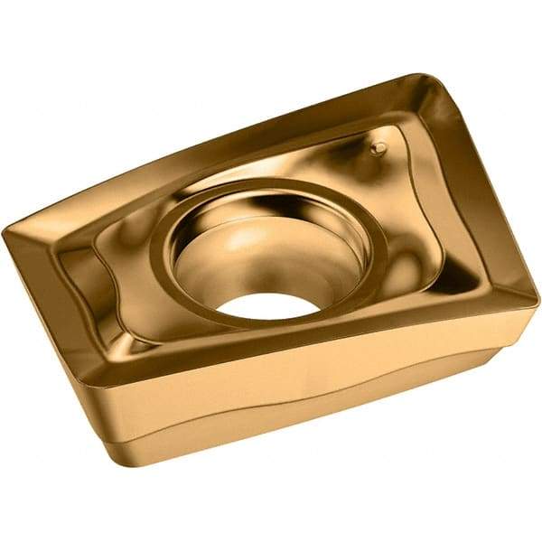 Walter - F57 Grade WKP35S Milling Insert - 2.58mm Thick, 6.1mm Inscribed Circle, 0.4mm Corner Radius - Eagle Tool & Supply