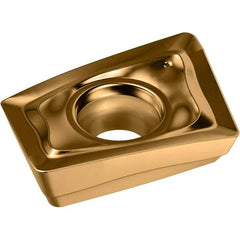 Walter - D51 Grade WKP35S Milling Insert - 4.92mm Thick, 11.78mm Inscribed Circle, 0.8mm Corner Radius - Eagle Tool & Supply