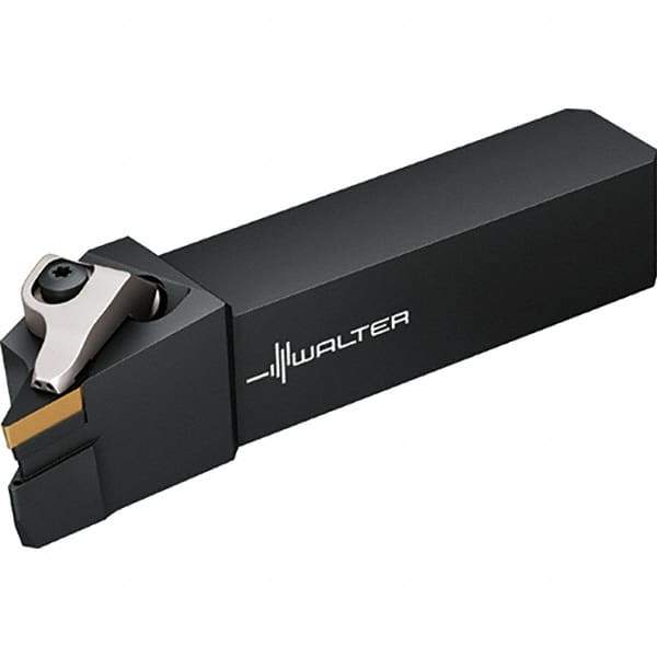 Walter - 93° Lead Angle, 20mm Shank Height x 20mm Shank Width, Indexable Turning Toolholder - 125mm OAL, Series DVJB-ISO-AUSSEN-P - Eagle Tool & Supply