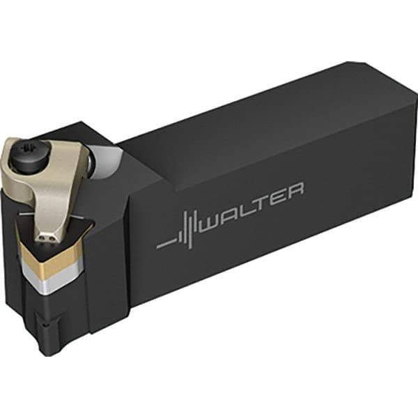 Walter - 95° Lead Angle, 20mm Shank Height x 20mm Shank Width, Indexable Turning Toolholder - 120.02mm OAL, Series DWLN-ISO-AUSSEN-P - Eagle Tool & Supply