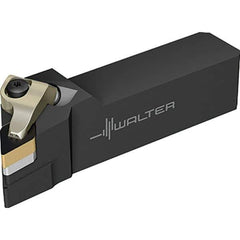 Walter - 93° Lead Angle, 25mm Shank Height x 25mm Shank Width, Indexable Turning Toolholder - 140mm OAL, Series DDJN-ISO-AUSSEN-P - Eagle Tool & Supply