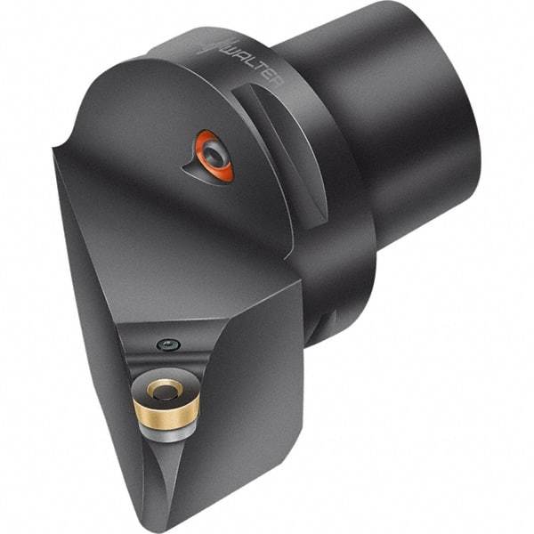 Walter - 0° Lead Angle, Indexable Turning Toolholder - 128mm OAL, Series PRSC-CAPTO-AUSSEN - Eagle Tool & Supply