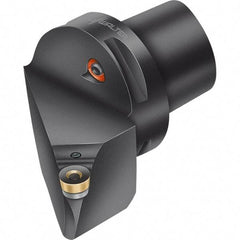 Walter - 0° Lead Angle, Indexable Turning Toolholder - 90mm OAL, Series PRSC-CAPTO-AUSSEN - Eagle Tool & Supply