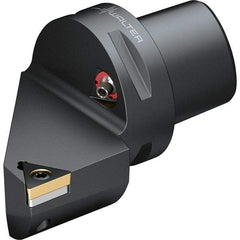 Walter - 91° Lead Angle, Indexable Turning Toolholder - 74mm OAL, Series STGC-CAPTO-AUSSEN - Eagle Tool & Supply