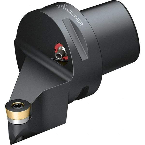 Walter - 0° Lead Angle, Indexable Turning Toolholder - 90mm OAL, Series SRSC-CAPTO-AUSSEN - Eagle Tool & Supply