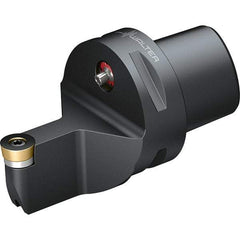 Walter - 0° Lead Angle, Indexable Turning Toolholder - 90mm OAL, Series SRDC-CAPTO-AUSSEN - Eagle Tool & Supply