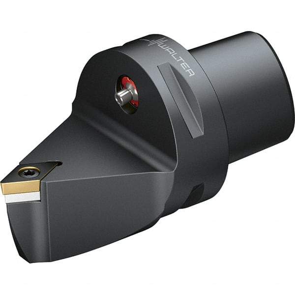 Walter - 62.5° Lead Angle, Indexable Turning Toolholder - 90mm OAL, Series SDNC-CAPTO-AUSSEN-NEUTRAL - Eagle Tool & Supply
