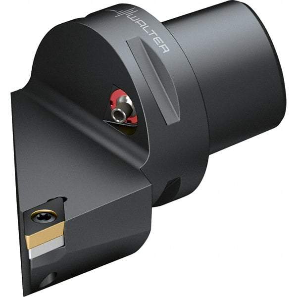 Walter - 93° Lead Angle, Indexable Turning Toolholder - 59mm OAL, Series SDJC-CAPTO-AUSSEN - Eagle Tool & Supply