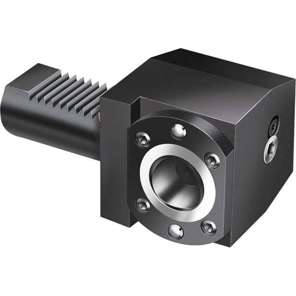 Walter - Left Hand Cut, Indexable Turning Toolholder - 163mm OAL, Series R/LC20 ABGEWINKELT-VDI - Eagle Tool & Supply