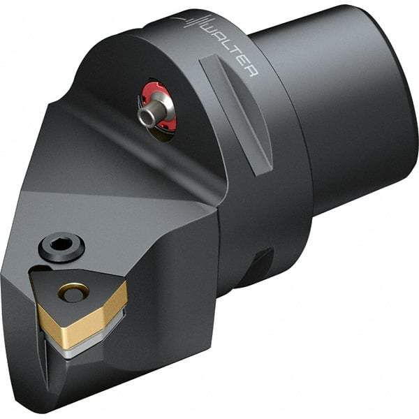 Walter - 95° Lead Angle, Indexable Turning Toolholder - 74mm OAL, Series PWLN-CAPTO-AUSSEN - Eagle Tool & Supply