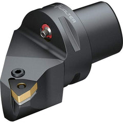 Walter - 95° Lead Angle, Indexable Turning Toolholder - 74mm OAL, Series PWLN-CAPTO-AUSSEN - Eagle Tool & Supply