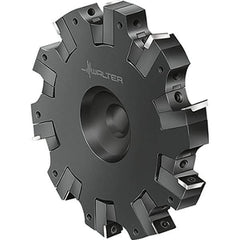 Walter - 0.551" Cutting Width, 100mm Cutter Diam, Indexable Slotting Cutter - Eagle Tool & Supply