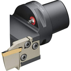 Walter - 0.591" Max Depth of Cut, Indexable Grooving Cutoff Toolholder - Series NCEE-GX24-CAPTO - Eagle Tool & Supply