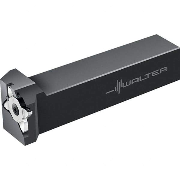Walter - 6mm Max Depth of Cut, Indexable Grooving Tool Holder - 20mm Shank Height, 20mm Shank Width, 125mm OAL - Eagle Tool & Supply