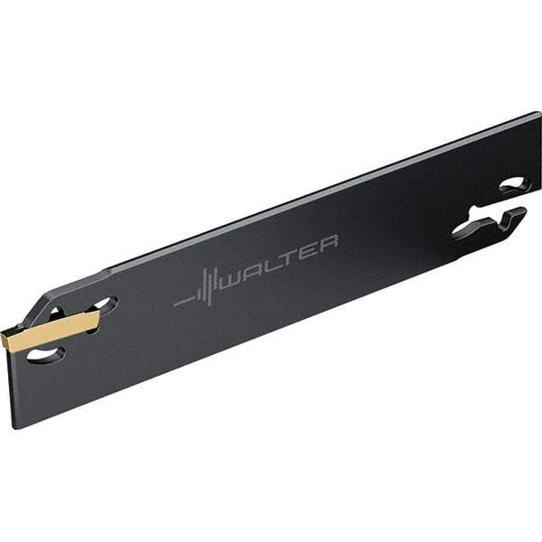 Walter - 1.26" Blade Height, 0.03" Blade Width, 5.878" OAL, Neutral Cut, Indexable Cut-Off Blade - 50mm Max Depth of Cut, G1042 Blade, G1042 Series - Eagle Tool & Supply