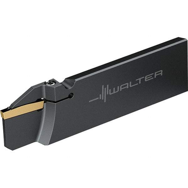 Walter - 1.26" Blade Height, 0.285" Blade Width, 4.331" OAL, Left Hand Cut, Indexable Cut-Off Blade - 32mm Max Depth of Cut, G1041_C Blade, G1041_C Series - Eagle Tool & Supply
