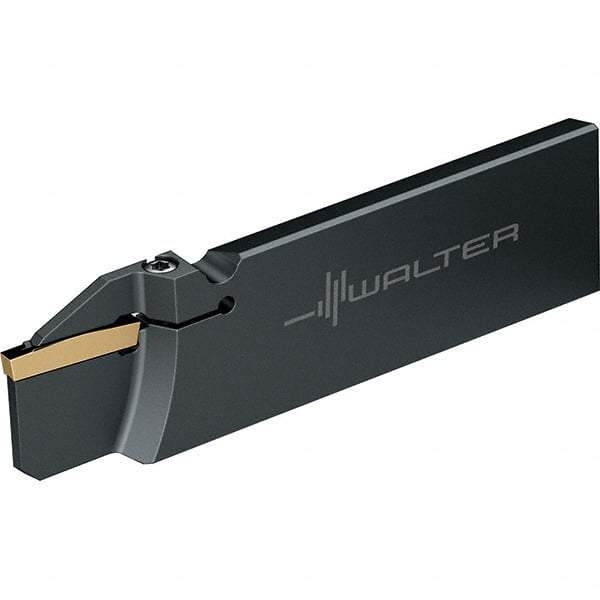 Walter - 1.024" Blade Height, 0.285" Blade Width, 4.331" OAL, Left Hand Cut, Indexable Cut-Off Blade - 23mm Max Depth of Cut, G1041_C Blade, G1041_C Series - Eagle Tool & Supply