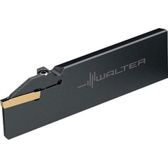 Walter - 1.024" Blade Height, 0.285" Blade Width, 4.331" OAL, Left Hand Cut, Indexable Cut-Off Blade - 23mm Max Depth of Cut, G1041 Blade, G1041 Series - Eagle Tool & Supply