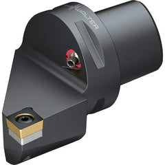 Walter - 95° Lead Angle, Indexable Turning Toolholder - 90mm OAL, Series SCLC-CAPTO-AUSSEN - Eagle Tool & Supply