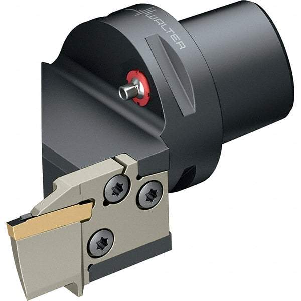 Walter - 0.591" Max Depth of Cut, Indexable Grooving Cutoff Toolholder - Series NCEE-GX24-CAPTO - Eagle Tool & Supply