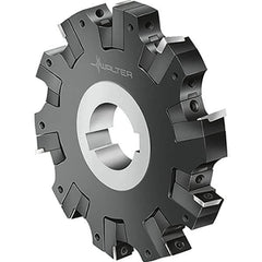 Walter - 0.354" Cutting Width, 100mm Cutter Diam, Indexable Slotting Cutter - Eagle Tool & Supply