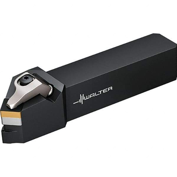 Walter - 45° Lead Angle, 25mm Shank Height x 25mm Shank Width, Indexable Turning Toolholder - 138.65mm OAL, Series DSSN-ISO-AUSSEN-P - Eagle Tool & Supply