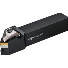 Walter - 45° Lead Angle, 25mm Shank Height x 25mm Shank Width, Indexable Turning Toolholder - 138.65mm OAL, Series DSSN-ISO-AUSSEN-P - Eagle Tool & Supply