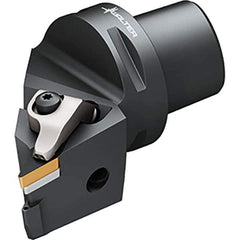 Walter - 93° Lead Angle, Indexable Turning Toolholder - 86mm OAL, Series DVJB-CAPTO-AUSSEN-P - Eagle Tool & Supply