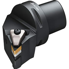 Walter - 107.5° Lead Angle, Indexable Turning Toolholder - 103mm OAL, Series DDHN-CAPTO-AUSSEN-P - Eagle Tool & Supply