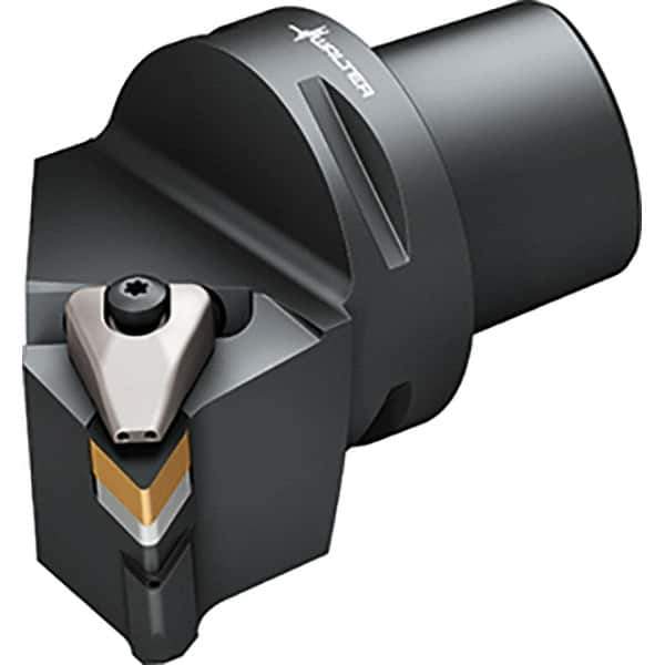 Walter - 0° Lead Angle, Indexable Turning Toolholder - 103mm OAL, Series DDUN-CAPTO-AUSSEN-P - Eagle Tool & Supply