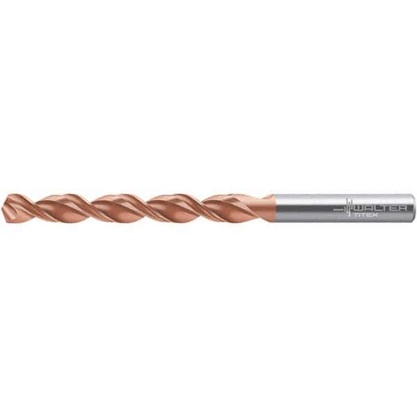 Walter-Titex - 19.5mm 130° High Speed Steel Jobber Drill - AlCrN Finish, Right Hand Cut, 205mm OAL - Eagle Tool & Supply
