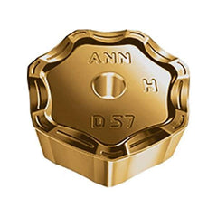 Walter - D27 Grade WKK25S Milling Insert - 5.8mm Thick, 14.5mm Inscribed Circle, 0.8mm Corner Radius - Eagle Tool & Supply